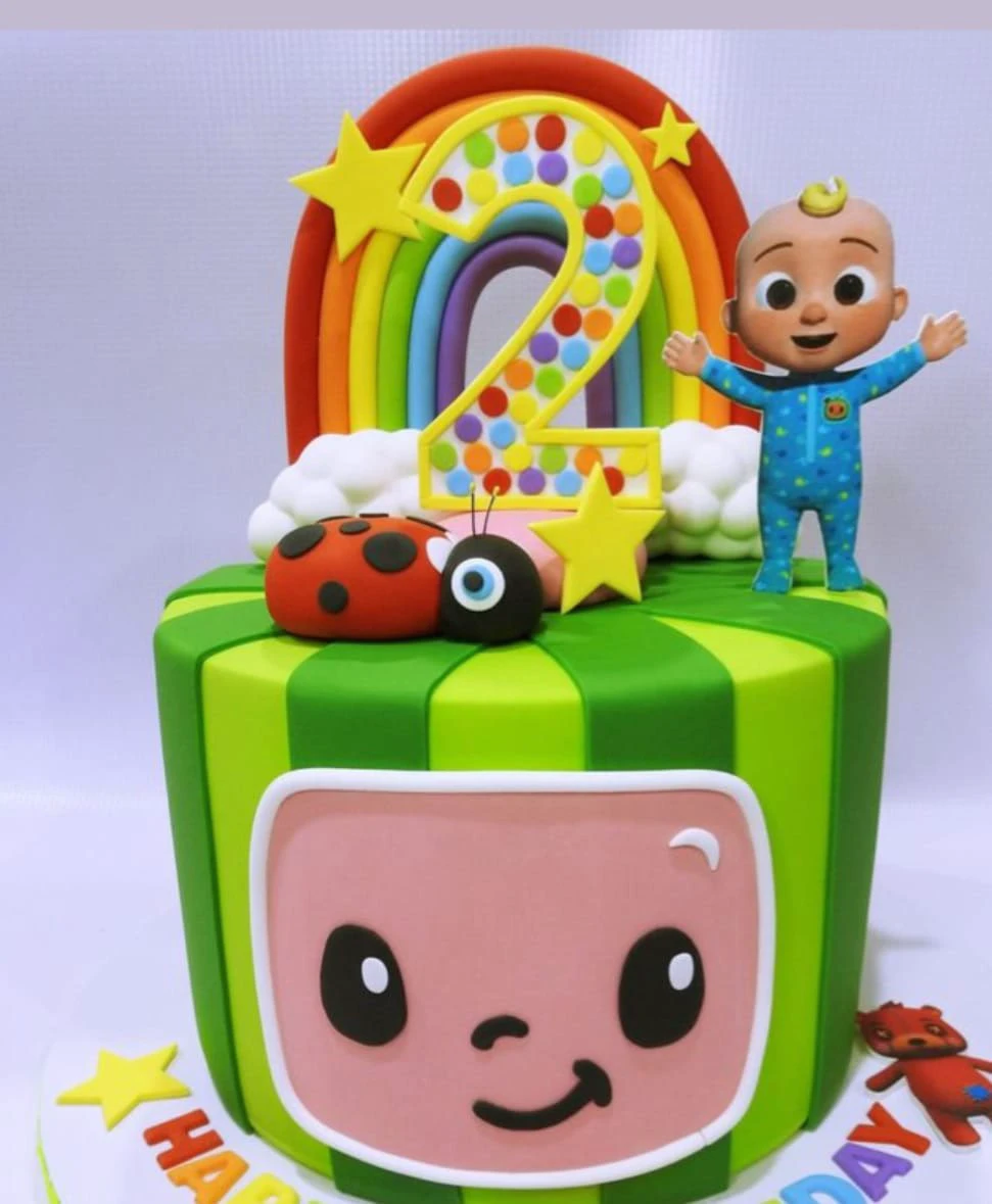 Jaytal House Of Cake Fondant Cocomelon Themed Cake