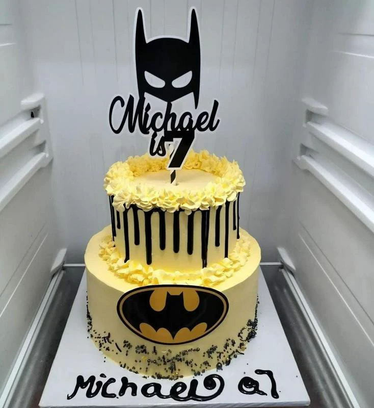 Jaytal House Of Cake Tiered Batman themed cake